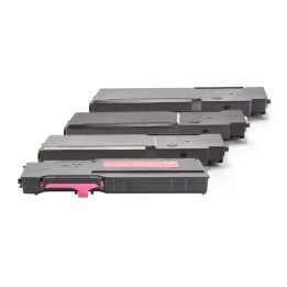 Alternativ zu Dell 593-BBBQ - 593-BBBR / Y5CW4 Toner Sparset 4 Stk. (Schwarz, Cyan, Magenta, Gelb)