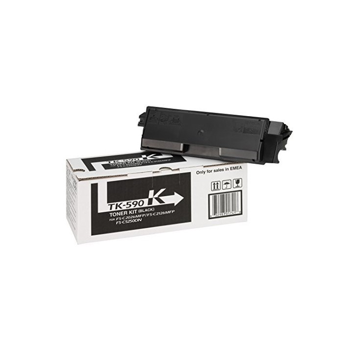Kyocera Original TK-590K Toner schwarz (1T02KV0NL0)