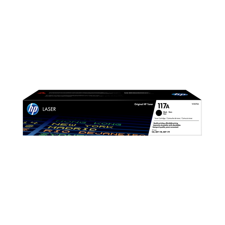 HP Original W2070A / 117A Toner Schwarz