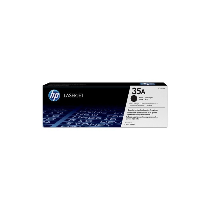 HP Original CB435A / 35A Toner Schwarz