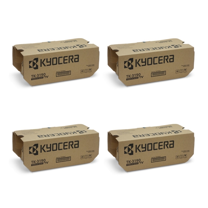 Kyocera Original 1T02T60NL0 / TK-3190 Toner schwarz 4er Sparset