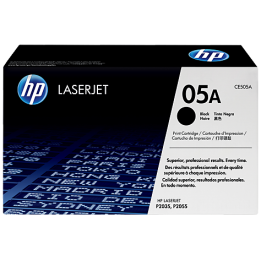 HP Original CE505A / 05A Toner Schwarz