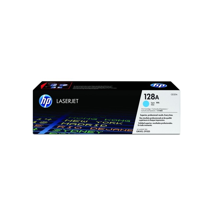 HP Original CE321A / 128A Toner Cyan