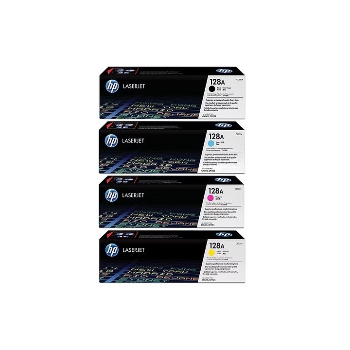 HP Original CE320A-CE323A 128A Toner Sparset