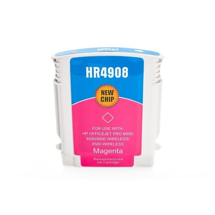 Alternativ zu HP C4908AE / Nr 940 XL Tinte Magenta (mit Chip)