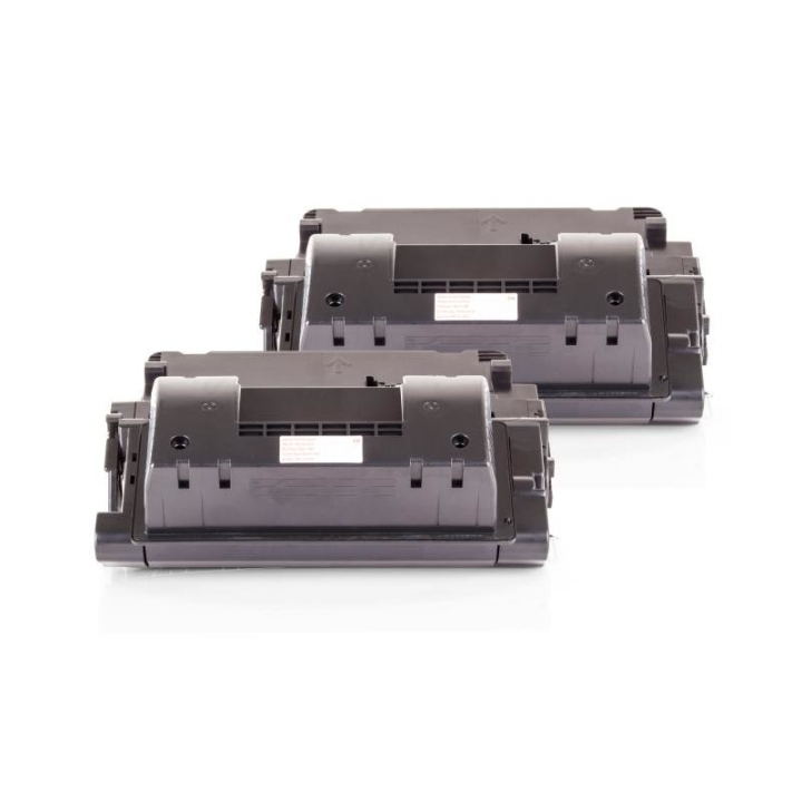Alternativ zu HP CE390XD / 90X Toner Schwarz Doppelpack