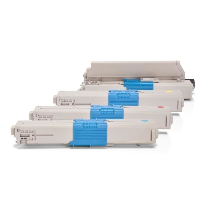 Alternativ zu OKI 44973536 - 44973533 / C321 Toner Sparset (Schwarz, Cyan, Magenta, Gelb)